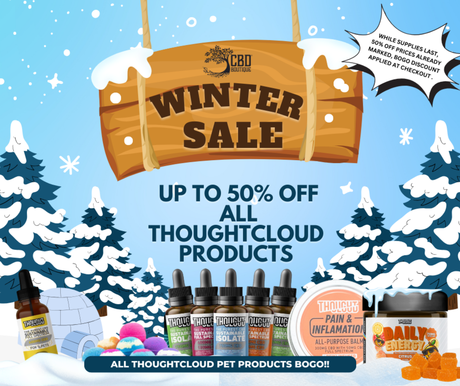 CBD Boutique Winer sale